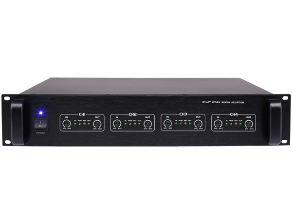 四通道IP网络广播编解码双用终端