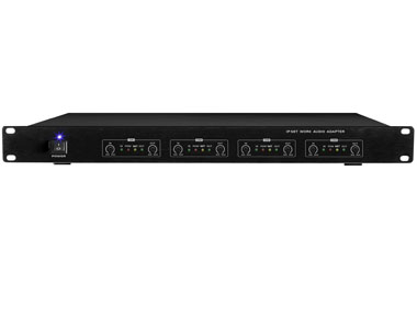 带8分区4.3寸触摸屏IP网络广播机架终端