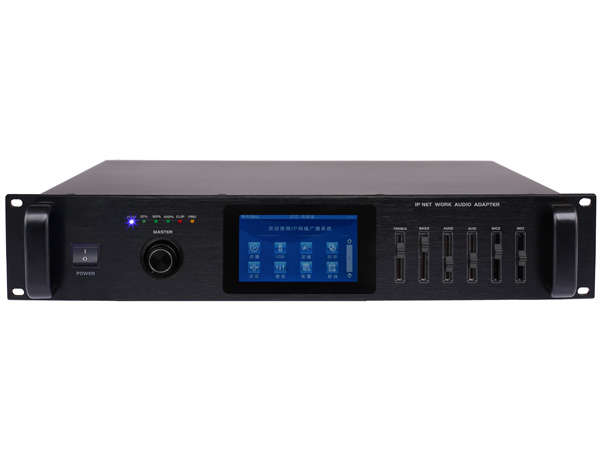 触摸屏IP网络广播功率放大器