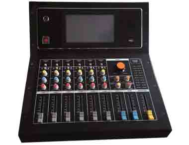 数字IP网络广播带触摸屏调音台