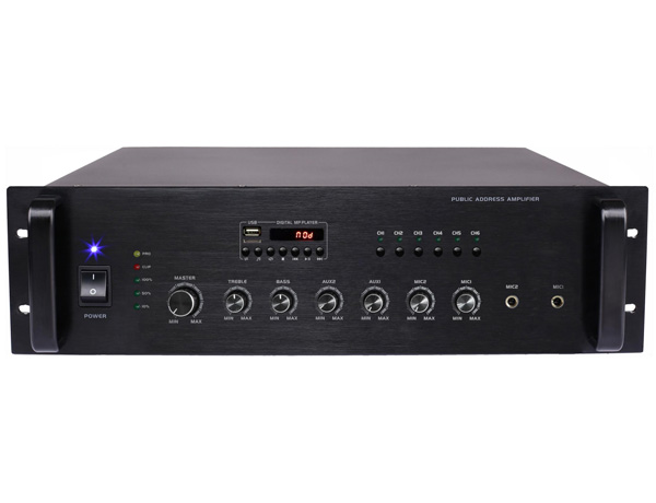 带6分区MP3广播功率放大器（800W）