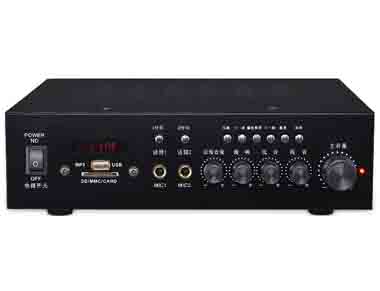 2分区MP3合并式广播功率放大器（25W）