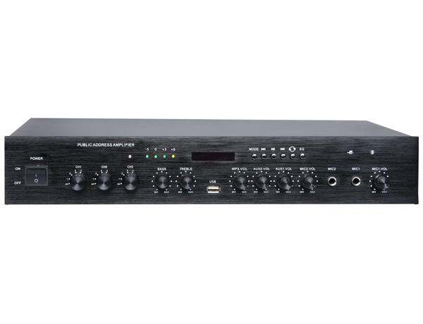 3分区可调音量MP3合并式广播功率放大器（60W）