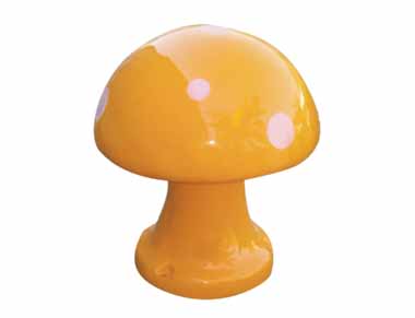 卡通蘑菇黄色草地音箱