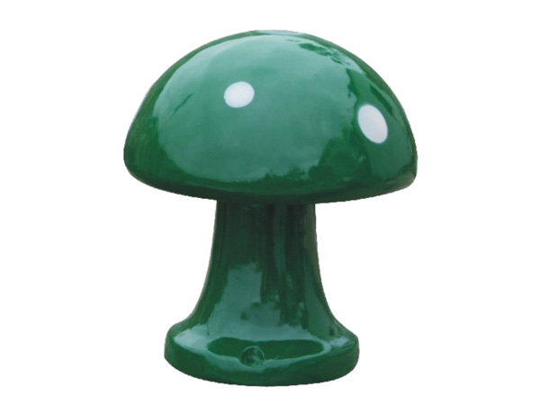 卡通蘑菇绿色草地音箱