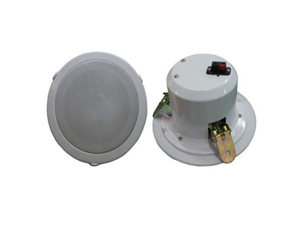 金属带后罩一体化吸顶扬声器