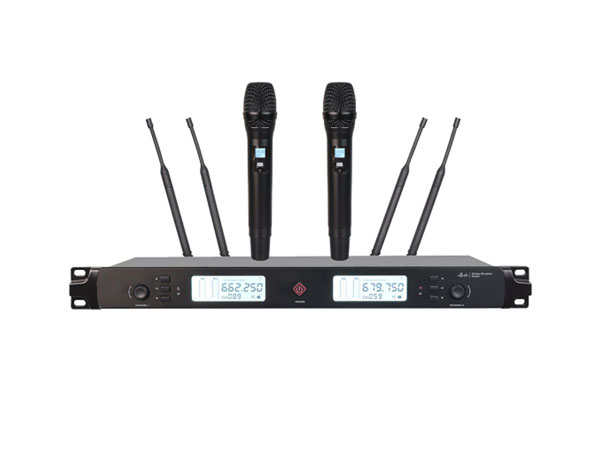 一拖二真分集无线麦克风