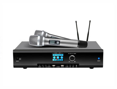 合并式带无线麦克风专业功率放大器