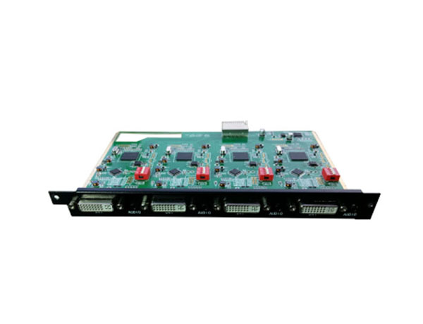 无缝矩阵4路DVI、音频输出卡